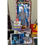 A BOXED TALKING PEE-WEE HERMAN FIGURE, not tested, height approximately 46cm, looks to have hardly