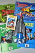 A QUANTITY OF THUNDERBIRDS RELATED ITEMS, to include Imai Thunderbird 4 plastic model kit, The Vault