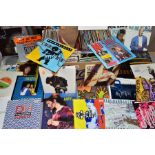 A BOX CONTAINING APPROXIMATELY TWO HUNDRED 7'' SINGLES FROM THE 70'S, 80'S AND 90'S, including The