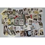 EDWARDIAN POSTCARDS/GREETINGS CARDS, a collection of early 20th Century actors and actresses, mainly