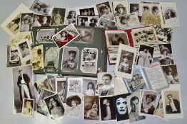 EDWARDIAN POSTCARDS/GREETINGS CARDS, a collection of early 20th Century actors and actresses, mainly