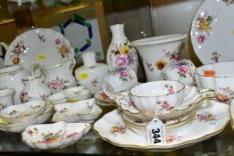 APPROXIMATELY FORTY PIECES OF ROYAL CROWN DERBY 'DERBY POSIES' TABLE AND GIFT WARE, including vases,