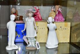 FOUR BOXED COALPORT (PAST TIMES) LIMITED EDITION FIGURES, comprising Josephine 772/5000, Alice