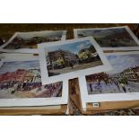 SEVERAL HUNDRED NOSTALGIC BIRMINGHAM THEMED PRINTS, four subjects are Midlands football team