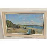 JOHN ALFORD (BRITISH 1929) 'HAYLE BEACH', a Cornish beach scene, signed and dated (19)66 bottom