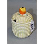 CLARICE CLIFF FOR WILKINSON SWEETCORN/CORN ON THE COB PRESERVE JAR, printed backstamp, height