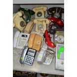 A COLLECTION OF ASSORTED DOMESTIC TELEPHONES, including BT Decor, BT Response 150, Opticom, Betacom,