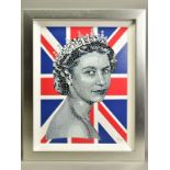 PAUL NORMANSELL (BRITISH 1978) 'HAPPY AND GLORIOUS' a limited edition print of H.M. The Queen,