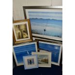 PAINTING AND PRINTS, to include three Richard Pearce open edition prints 'Eastern Isles', 'St.