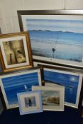 PAINTING AND PRINTS, to include three Richard Pearce open edition prints 'Eastern Isles', 'St.