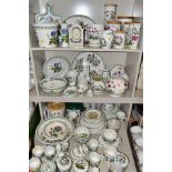 A LARGE QUANTITY OF PORTMEIRION BOTANIC GARDEN TABLE WARES, ETC, to include four dinner plates,