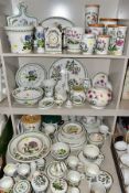 A LARGE QUANTITY OF PORTMEIRION BOTANIC GARDEN TABLE WARES, ETC, to include four dinner plates,