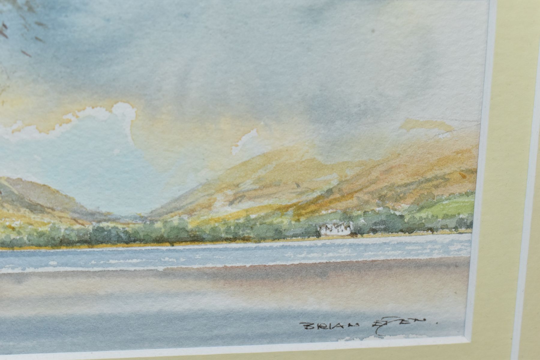 BRIAN EDEN (BRITISH CONTEMPORARY), a pair of Lake District landscape watercolours, signed bottom - Image 4 of 6