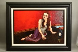 TODD WHITE (AMERICAN 1969) 'HER SATISFIED PLACE', a limited edition print of a female figure