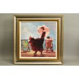 MARK SPAIN (BRITISH CONTEMPORARY) 'DANCING ON THE DECK' an artist proof print 1/20, a female