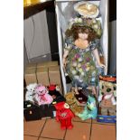 A BOXED RF COLLECTION ADELE'S PUPPENHAUS PORCELAIN COLLECTORS DOLL, 'Silvana' limited edition No.186