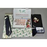TWO BOXED GENUINE LAND ROVER FORMAL TIES, part no. RTC 6893, in original boxes, with a branded