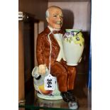 A KEVIN FRANCIS CERAMICS LIMITED EDITION TOBY JUG, 'William Moorcroft' No74/350, modelled by Douglas