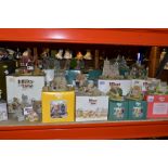 SIXTEEN LILLIPUT LANE SCULPTURES FROM THE NORTH COLLECTION, (thirteen with boxes and with deeds