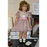 AN UNBOXED DANBURY MINT SHIRLEY TEMPLE PLAYPAL DOLL, complete with Certificate of Authenticity (No