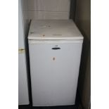 A FRIDGEMASTER UNDER COUNTER FREEZER 51cm wide (PAT pass and working @ -20 degrees) two drawer front