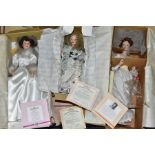 THREE BOXED ASHTON DRAKE GALLERIES PORCELAIN COLLECTORS DOLLS, 'Little Bo Peep' from Wendy Lawton'