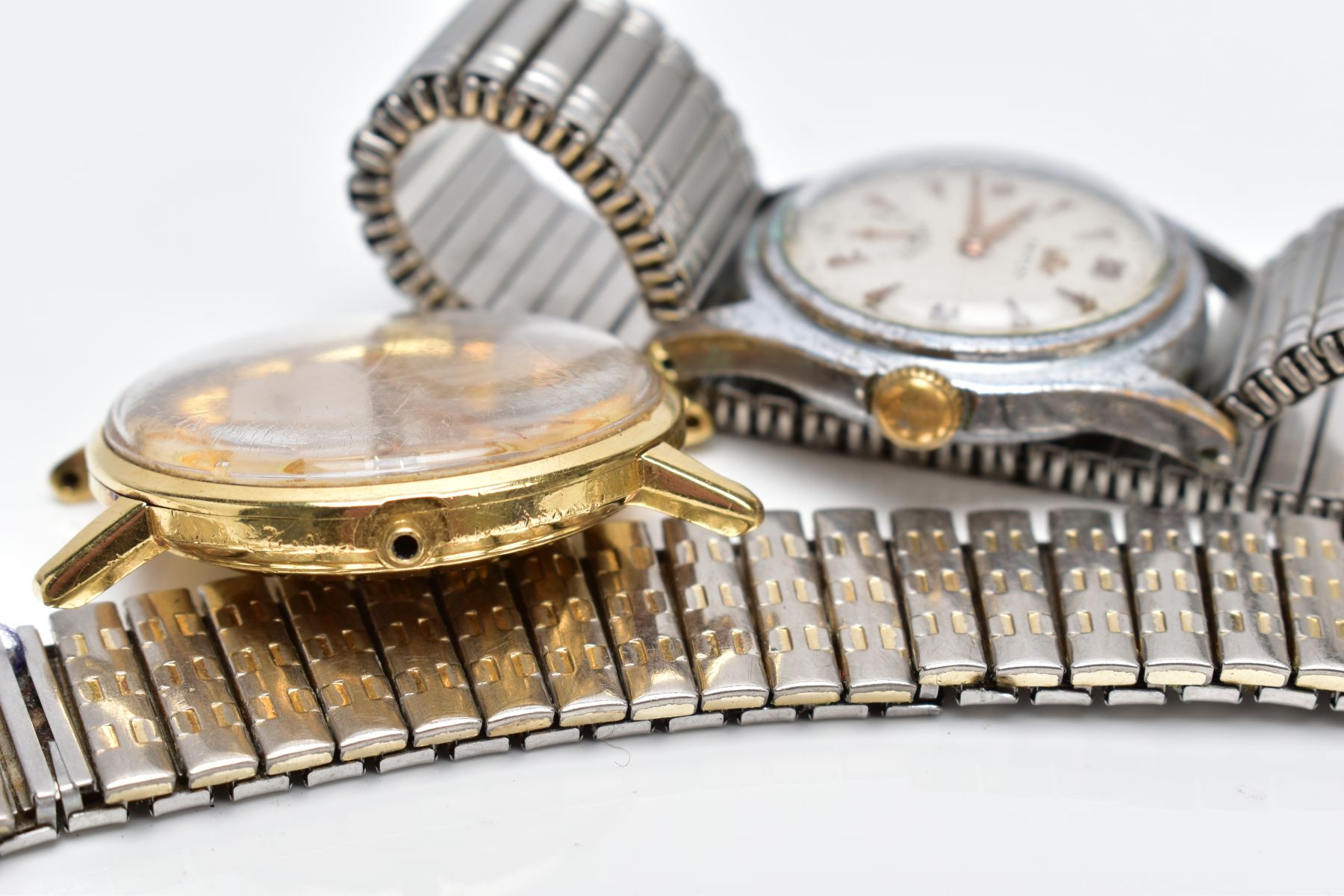 TWO GENTS WRISTWATCHES, to include an Omega Seamaster, circular gold tone dial signed 'Omega - Image 5 of 6