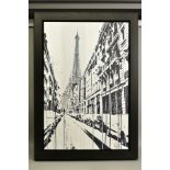 KRIS HARDY (BRITISH 1978) 'COLD WINTER IN PARIS' a Parisian Winter cityscape, signed bottom right,