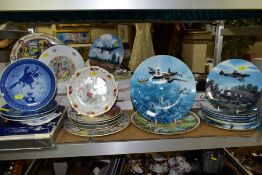TWENTY SIX BOXED AND LOOSE COLLECTORS PLATES, including Royal Doulton 'Flight Over Lincoln' and '