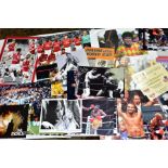 SPORTING AND FILM MEMORABILIA, ETC, to include signed photographs of Alan Minter and John Conteh