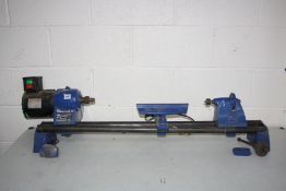 A RECORD DML24X WOOD LATHE 240 volt 110cm long bed (PAT pass and working)