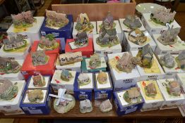 THIRTY FOUR LILLIPUT LANE SCUPLTURES FROM VARIOUS COLLECTIONS, (mostly boxed and with deeds except