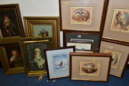 PAINTINGS AND PRINTS, to include six Philip Snow limited edition prints of Saker Falcons and