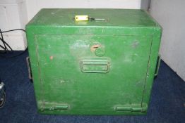 A JAMES GIBBONS OF WOLVERHAMPTON SAFE with two keys 47cm wide 30cm deep and 56cm high
