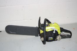 A RYOBI POWRXT PETROL CHAIN SAW with a 40cm cut (engine pulls freely but hasn't been started)