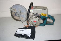 A MAKITA DPC6400 PETROL DISC CUTTER and a brand new V Belt (engine pulls freely but hasn't been