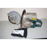 A MAKITA DPC6400 PETROL DISC CUTTER and a brand new V Belt (engine pulls freely but hasn't been