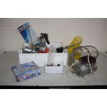 A SPRAVIT MODELLERS COMPRESSOR and a tray containing air tools including , tyre inflators, spray