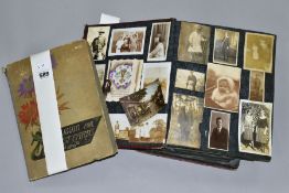 POSTCARDS, two albums of postcards containing approximately 297 miscellaneous topographical