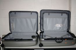 THREE MARKS AND SPENCER SATELLITE ROLLER SUITCASES, including two 76cm high and one 68cm high (3)