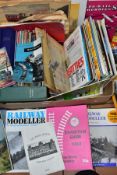 A QUANTITY OF MODEL RAILWAY CATALOGUES AND MAGAZINES, assorted 1970's and 1980's catalogues