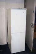 A ZANUSSI FRIDGE FREEZER 165cm high 55cm wide (PAT pass and working @ 0 and -18 degrees)