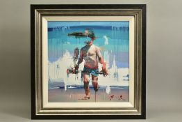 CHRISTIAN HOOK (BRITISH 1971) 'MAR DE PONIENTE' an artist proof print 2/20 depicting a small child