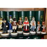 FIFTEEN BOXED ROBERT HARROP DOG SCULPTURES, mostly Country Companions, comprising two 'Yorkshire