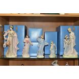 FIVE BOXED WEDGWOOD FIGURES FROM THE CLASSICAL COLLECTION, comprising 'Winsome', 'Tender