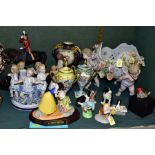 A GROUP OF ASSORTED CERAMICS, including a Royal Doulton Snow White 'Dopey's First Kiss' SW21, No