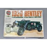 A BOXED UNBUILT AIRFIX 1930 BENTLEY 4.5 LITRE SUPERCHARGED SPORTS CAR PLASTIC MODEL KIT, Series 20