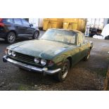 A 1975 TRIUMPH STAG AUTOMATIC PARTIAL RESTORATION in British Racing Green ( colour change from