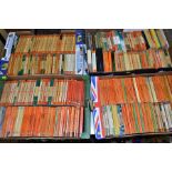 BOOKS, a collection of approximately 295 novels in four boxes, published by Penguin (paperbacks)