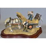 A LIMITED EDITION BORDER FINE ARTS SCULPTURE, '(The) Haywain' (Haymaking) JH73, No 934/1500,